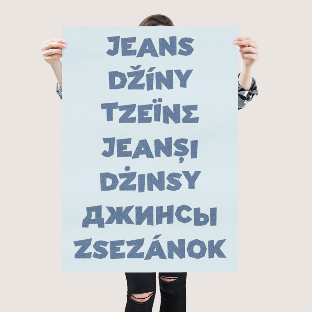 Blue Denim Font