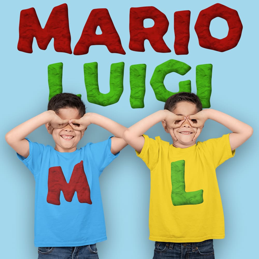 Jumping Mario Clay Font