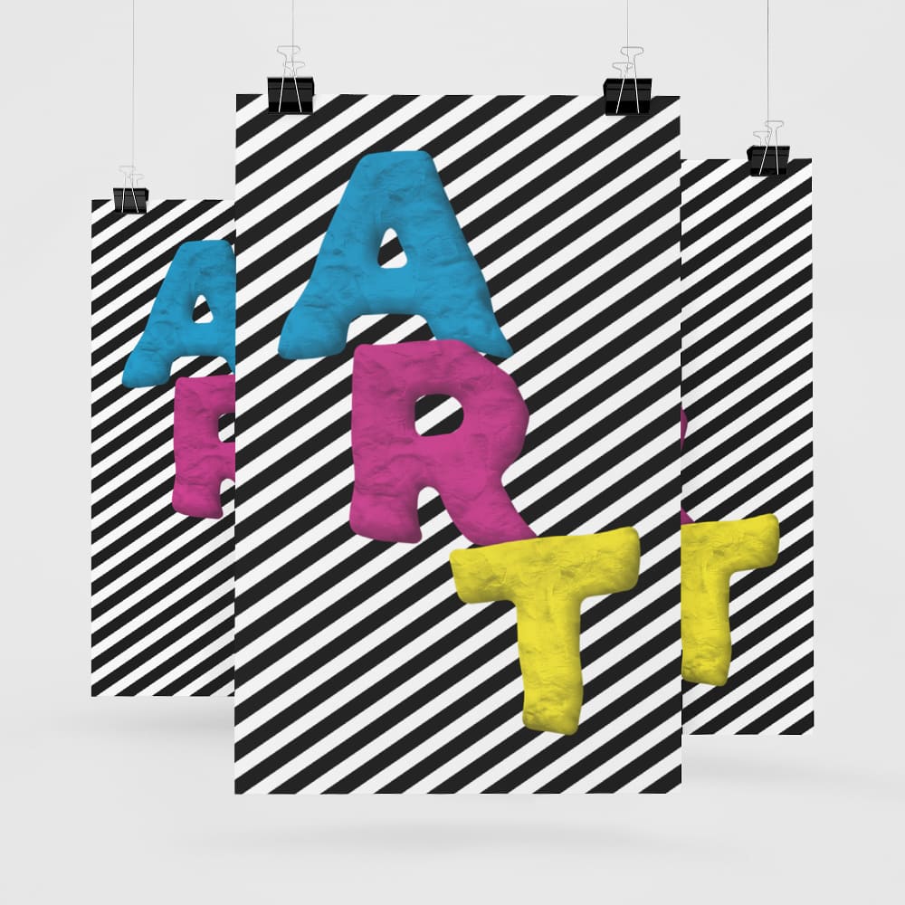 Jumping Mario Clay Font