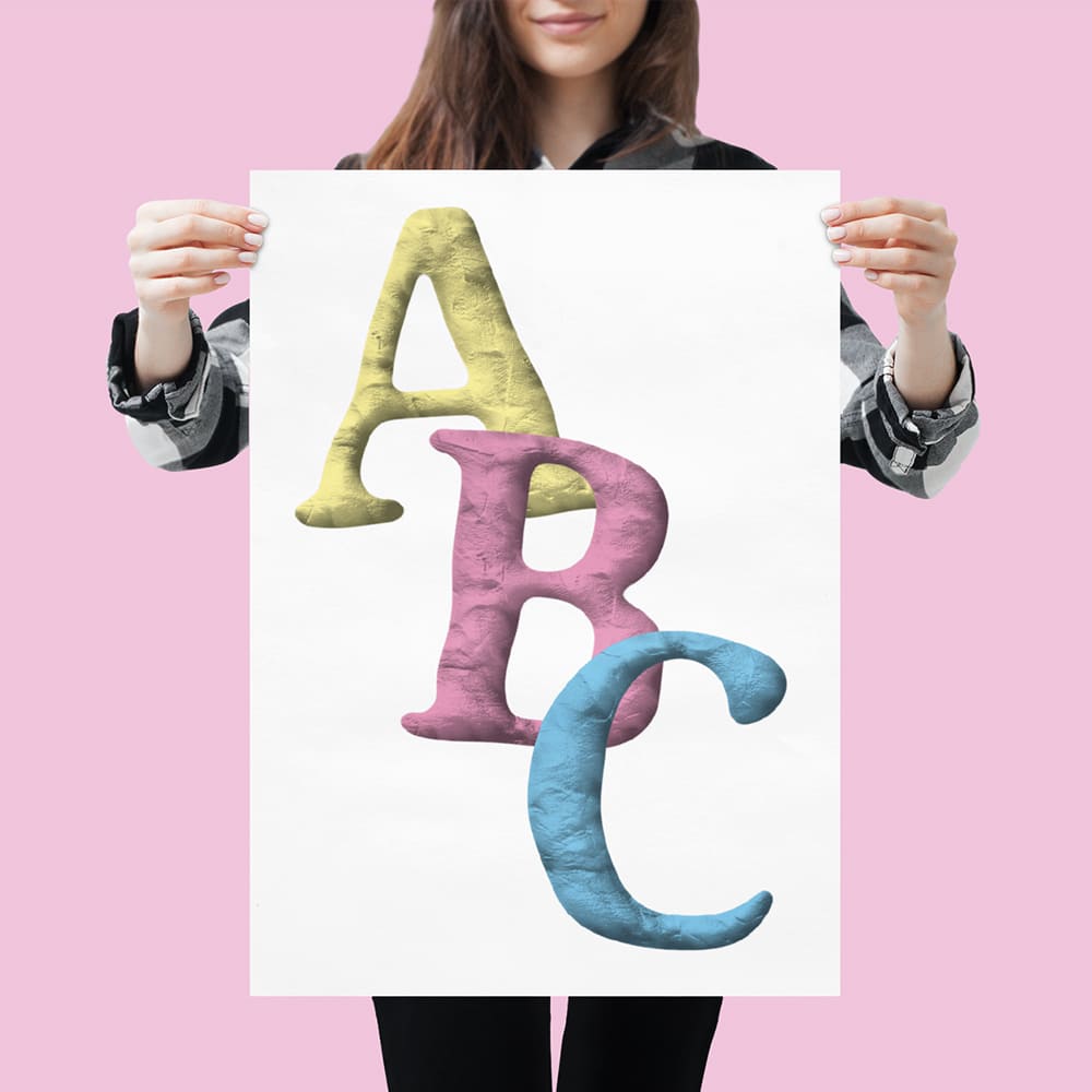 Jumping Plasticine Font