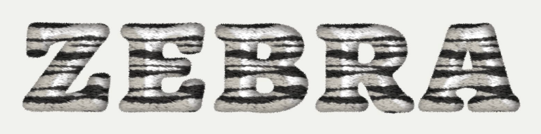 Introducing Zebra-Font