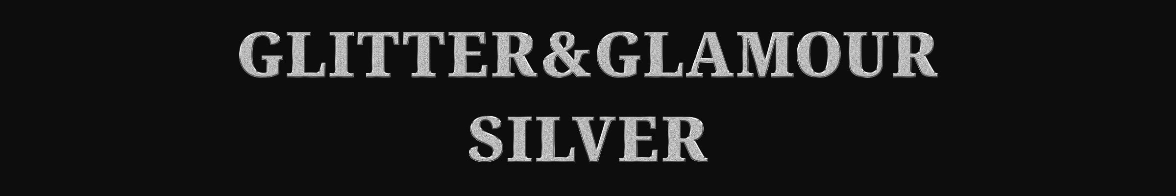 Logo of Glitter&Glamour Silver Font