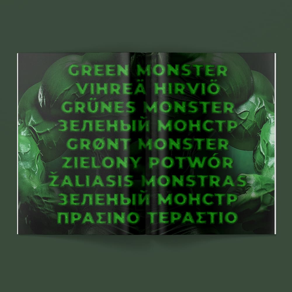 Green Monster Font
