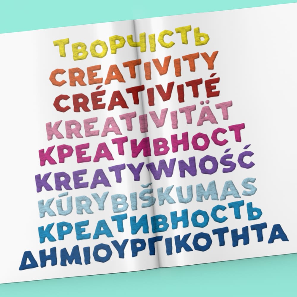 Jumping Mario Clay Font