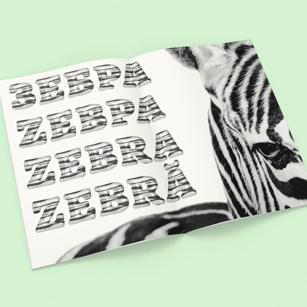 Zebra Font